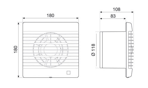 Накладной вентилятор Soler & Palau Decor 200CR (таймер)